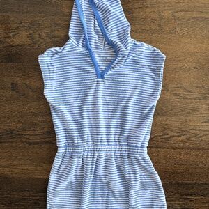 vineyard vines girls terry cover up sz medium